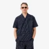 Twill-overhemd met print en relaxte pasvorm