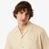 Twill-overhemd met print en relaxte pasvorm