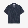 Twill-overhemd met print en relaxte pasvorm