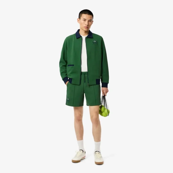 Ultra Dry Badge Accent Tennis Heritage-short voor heren