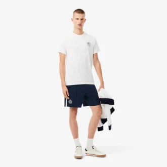 Ultra Dry Badge Accent Tennis Heritage-short voor heren