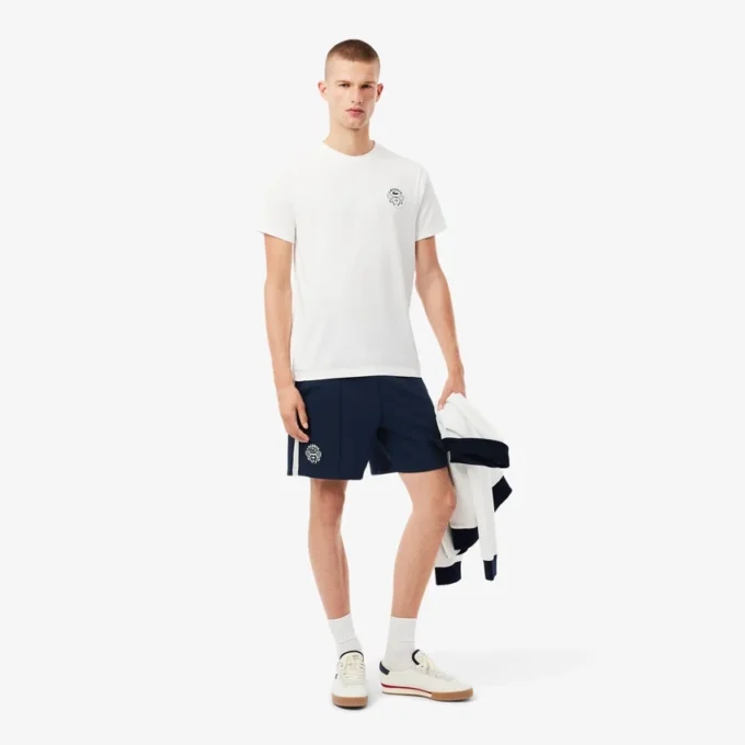 Ultra Dry Badge Accent Tennis Heritage-short voor heren