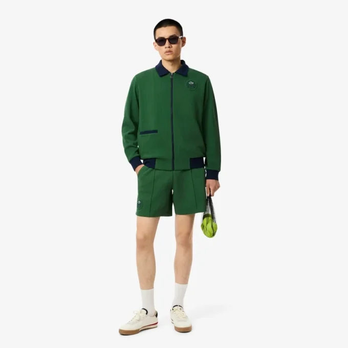 Ultra Dry Badge Accent Tennis Heritage-short voor heren