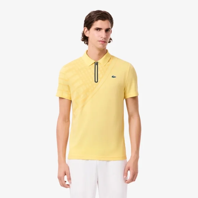 Ultra Dry bedrukt slim fit tennispolo voor heren