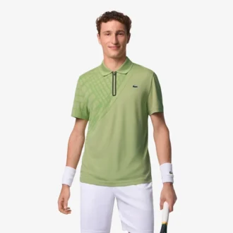 Ultra Dry bedrukt slim fit tennispolo voor heren