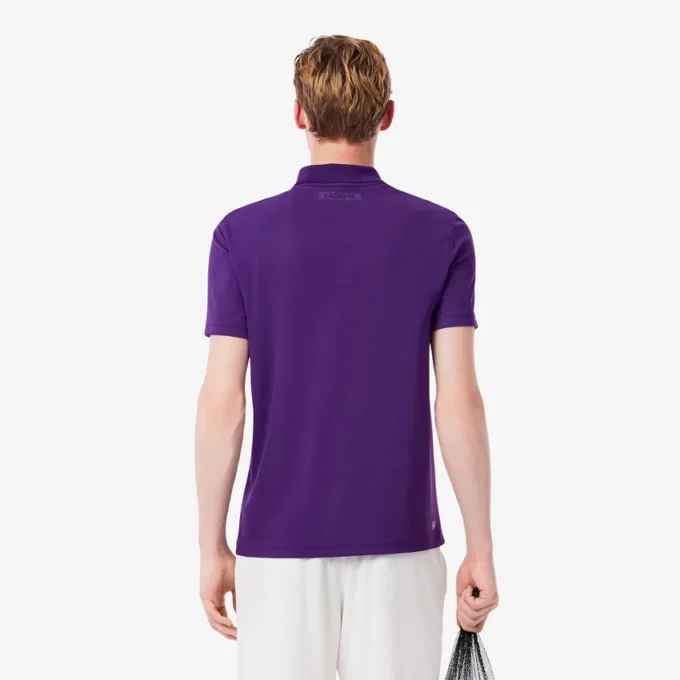 Ultra Dry bedrukt slim fit tennispolo voor heren