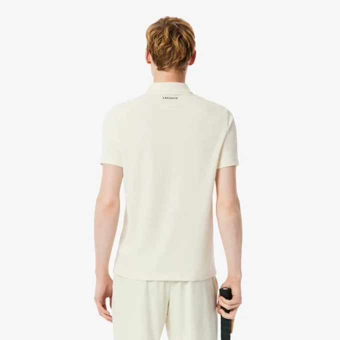 Ultra Dry bedrukt slim fit tennispolo voor heren