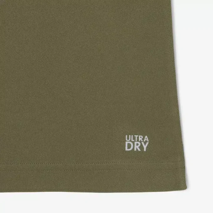 Ultra Dry bedrukt slim fit tennispolo voor heren