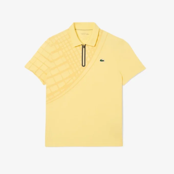 Ultra Dry bedrukt slim fit tennispolo voor heren