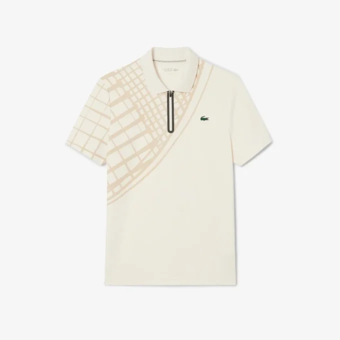 Ultra Dry bedrukt slim fit tennispolo voor heren