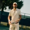 Ultra Dry bedrukt slim fit tennispolo voor heren