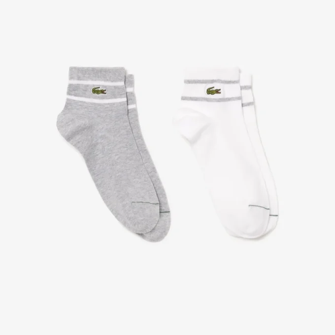 Unisex 2-pack gestreepte sokken