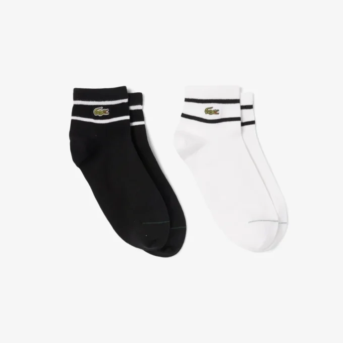 Unisex 2-pack gestreepte sokken