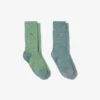 Unisex 2-pack katoenen sokken