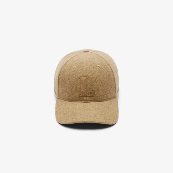 Unisex baseballpet van wolvilt