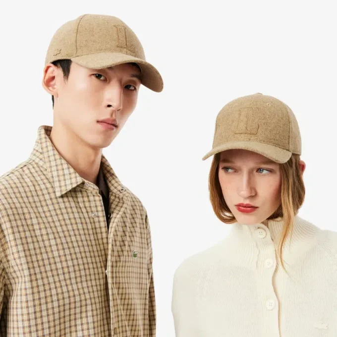 Unisex baseballpet van wolvilt