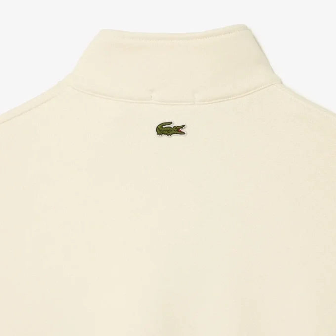 Unisex fleece-Sweatshirt met hoge hals en losse pasvorm