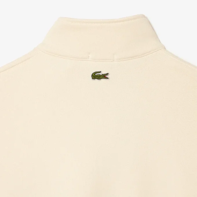 Unisex fleece-Sweatshirt met hoge hals en losse pasvorm
