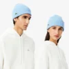 Unisex geribde gebreide muts van geborstelde wol