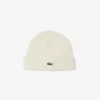 Unisex geribde wollen beanie
