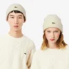 Unisex geribde wollen beanie