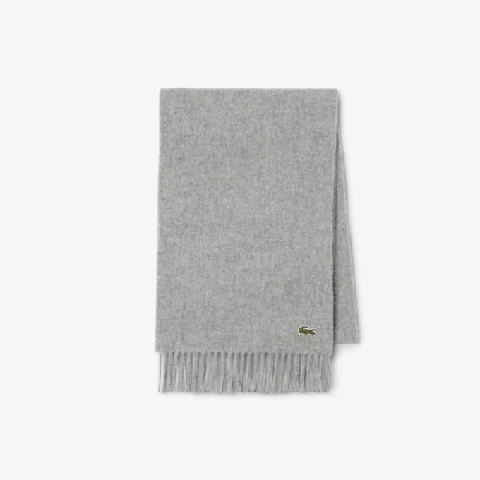 Unisex geschenkpakket met sjaal van geborstelde wol