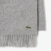 Unisex geschenkpakket met sjaal van geborstelde wol