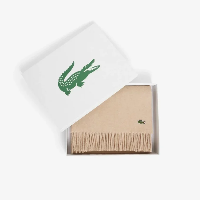 Unisex geschenkpakket met sjaal van geborstelde wol