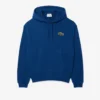 Unisex hoodie met losse pasvorm en badge-accent