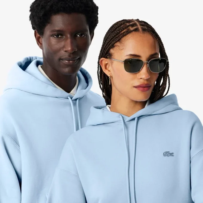 Unisex hoodie van dik fleece