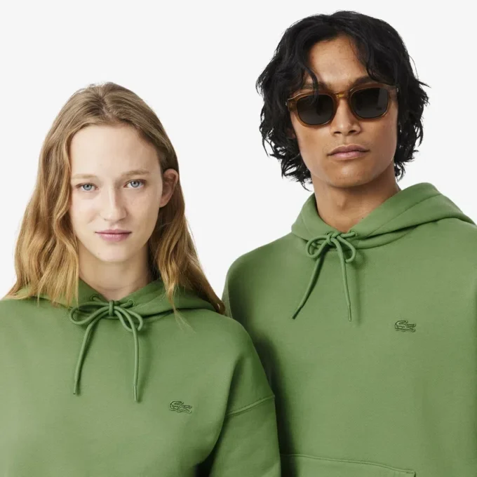 Unisex hoodie van dik fleece