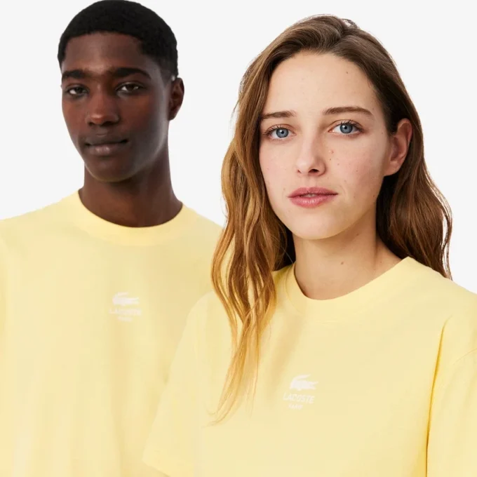 Unisex katoen T-shirt met kenmerkende print