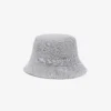 Unisex katoenen buckethoed met dubbelzijdig geruit patroon