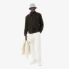 Unisex katoenen buckethoed met dubbelzijdig geruit patroon