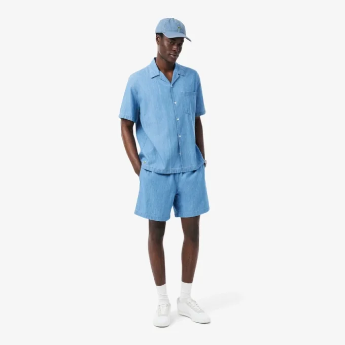 Unisex katoenen denim pet