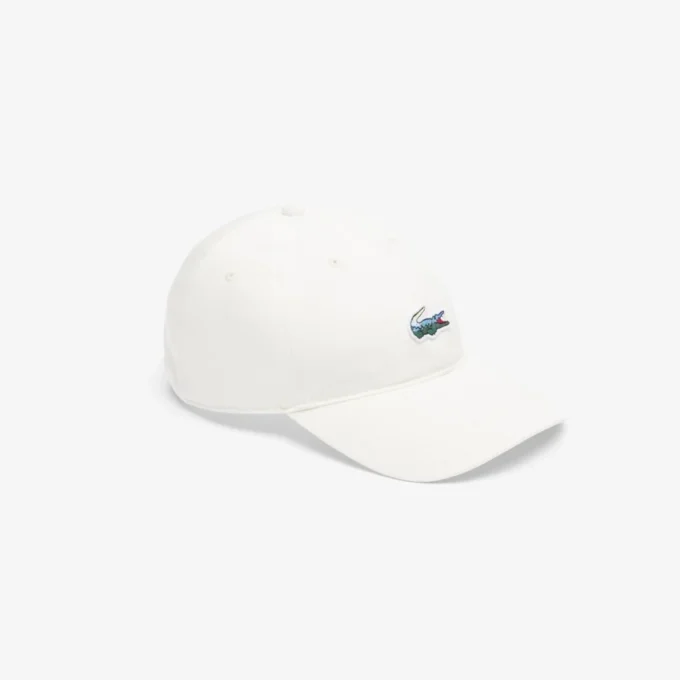 Unisex katoenen pet met landschapskrokodil