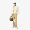 Unisex katoenen twill pet met krokodillenlogo