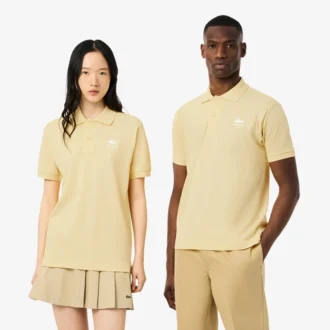 Unisex klassieke pasvorm L.12.12-poloshirt met kenmerkende print