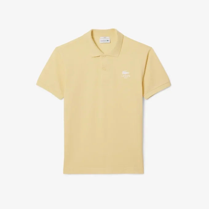 Unisex klassieke pasvorm L.12.12-poloshirt met kenmerkende print