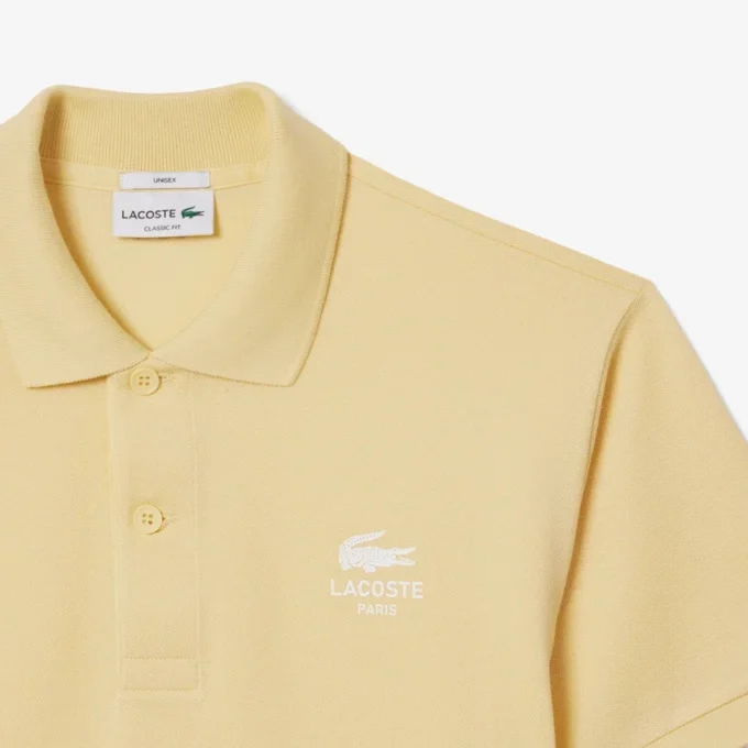 Unisex klassieke pasvorm L.12.12-poloshirt met kenmerkende print