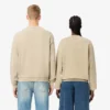 Unisex losvallend fleece-Sweatshirt met gewassen effect