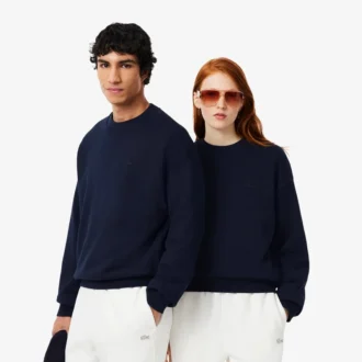 Unisex losvallend sweatshirt van dik fleece