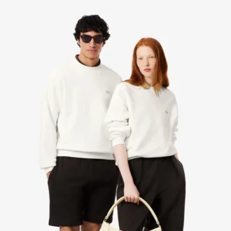 Unisex losvallend sweatshirt van dik fleece