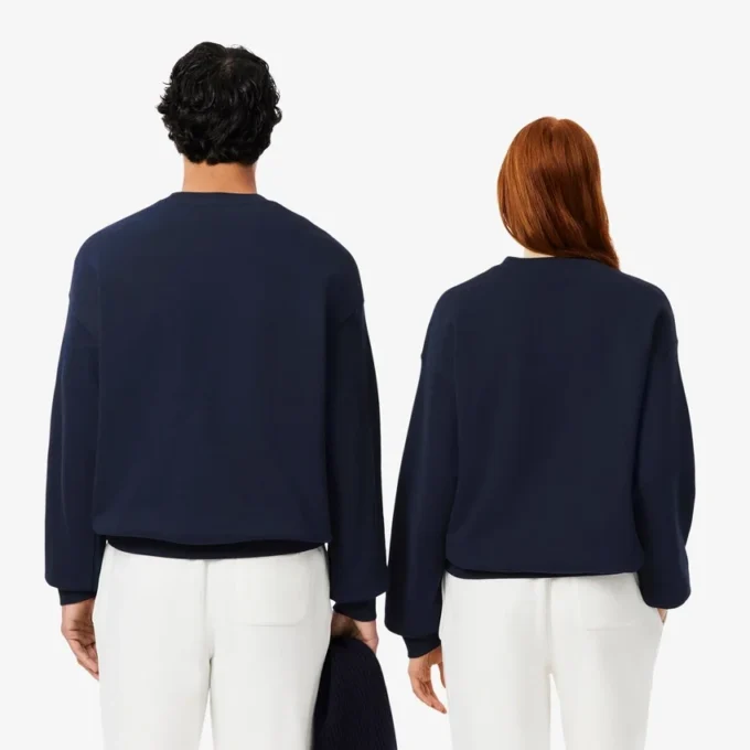 Unisex losvallend sweatshirt van dik fleece