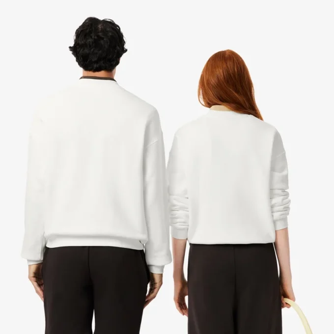 Unisex losvallend sweatshirt van dik fleece