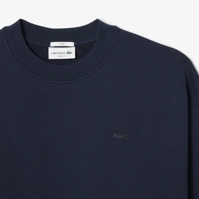 Unisex losvallend sweatshirt van dik fleece