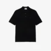 Unisex merinowollen polo met korte mouwen