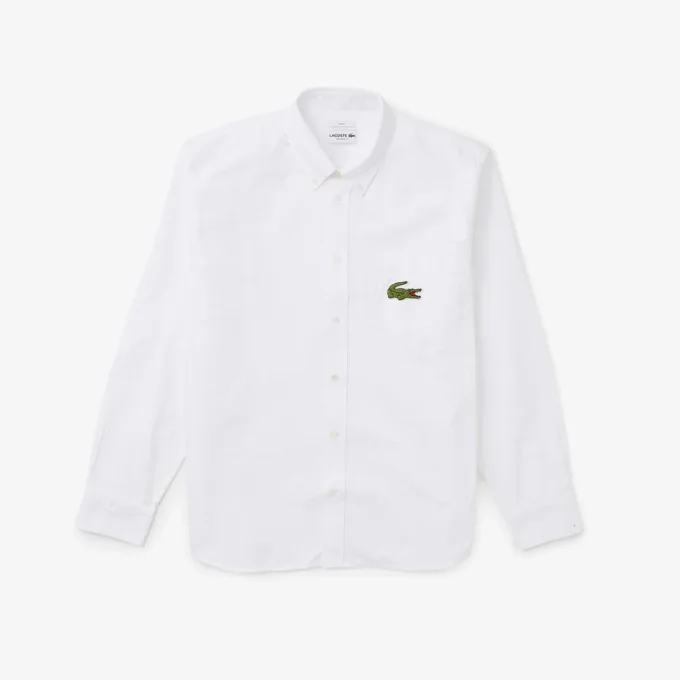 Unisex Oxford-overhemd met relaxte pasvorm