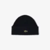 Unisex ribgebreide wollen muts