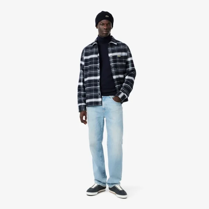 Unisex ribgebreide wollen muts
